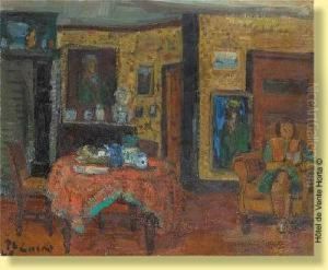 Liseuse Pres D'une Table Garnie by Philibert Cockx