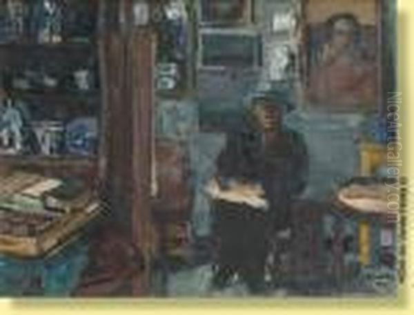 Le Peintre Dans Son Atelier - view 1