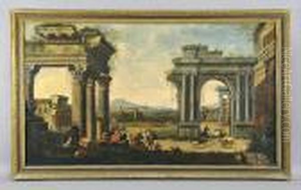 Capriccio Con Monumenti Ed Architetture - view 1