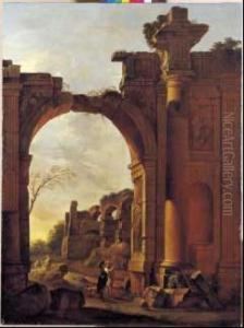 Capriccio Architettonico Con Rovine by Nicolo Viviani Codazzi