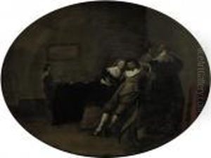 Elegant Figures In An Interior