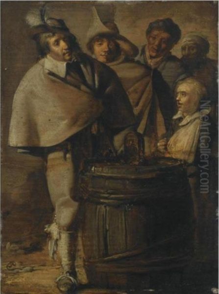Guards Around A Barrel - view 1