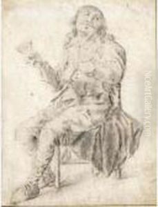Study Of A Seated Drinker Study Of A Seated Drinker