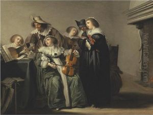 A Musical Company by Pieter Codde
