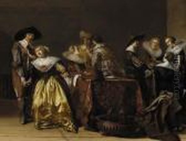 Elegant Company In An Interior - view 1