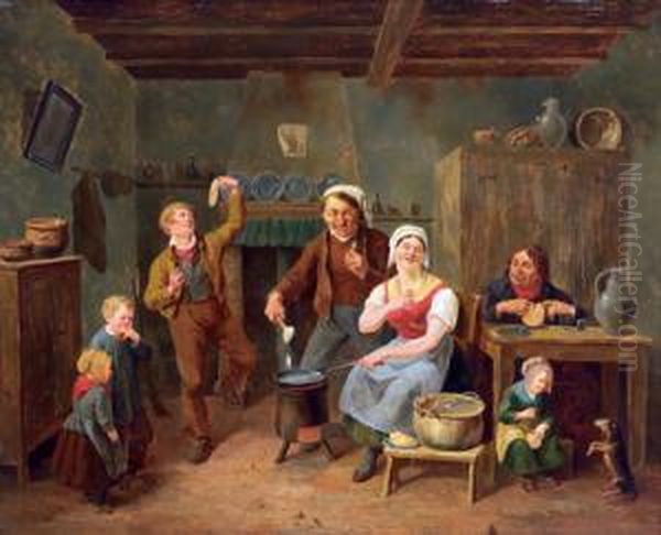 Vater Von Jean Baptiste Und Jean
 Coene. Schuler Von Henri Van Assche Und Frederic Theodore Faber In 
Brussel. Anschliesend Studierte Er An Der Akademie Des Beauxarts - view 1