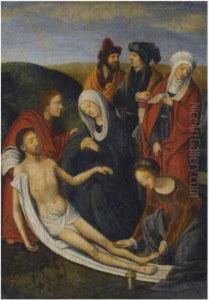 The Anointing Of Christ's Body by Marcellus Coffermans