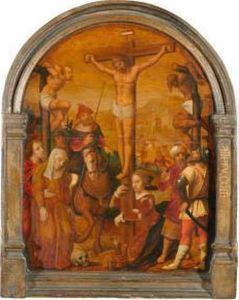 Crucifixion Scene by Marcellus Coffermans