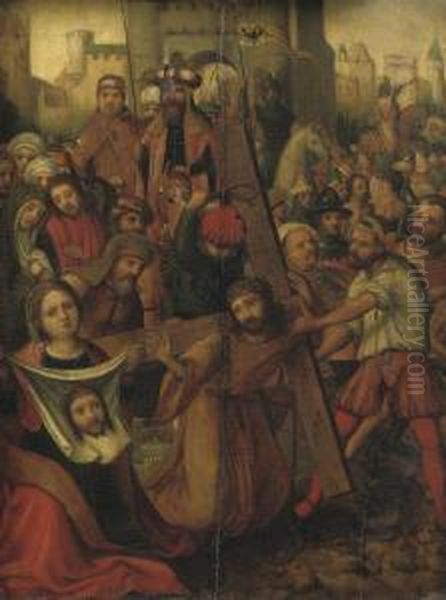 Christ Carrying The Cross With Saint Veronica - view 1