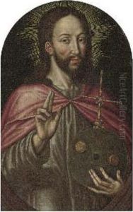 Christ As Salvator Mundi by Marcellus Coffermans