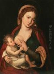 Circle Of Marcellus Coffermans , The Madonna And Child by Marcellus Coffermans