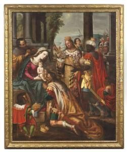 The Adoration Of The Magi by Marcellus Coffermans