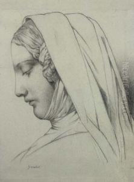 Head Of A Nun In Profile To The Left - view 1