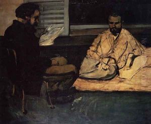 Paul Alexis Reading To Zola by Paul Cezanne