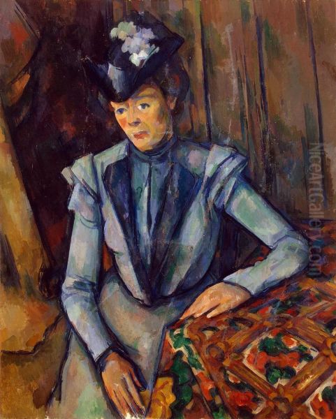 Woman In Blue - view 1