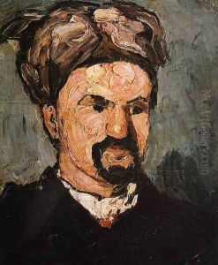 Uncle Dominique In A Turban by Paul Cezanne