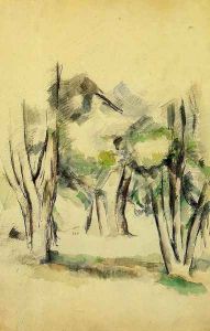 Trees by Paul Cezanne