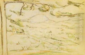 The Arc Valley by Paul Cezanne