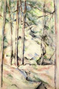 In the Woods IV by Paul Cezanne