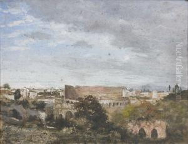 Vue Du Colisee Prise Du Palatin, Rome - view 1