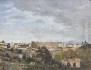 Vue Du Colisee Prise Du Palatin, Rome