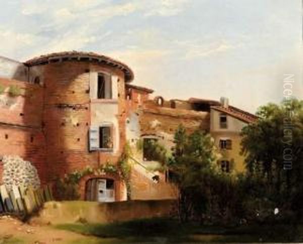 Maison En Briques Roses En Italie. - view 1