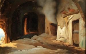 Les Bains De Neron A Porga (1842)