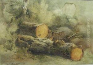 Troncs D'arbres by Jules Louis Phillipe Coignet