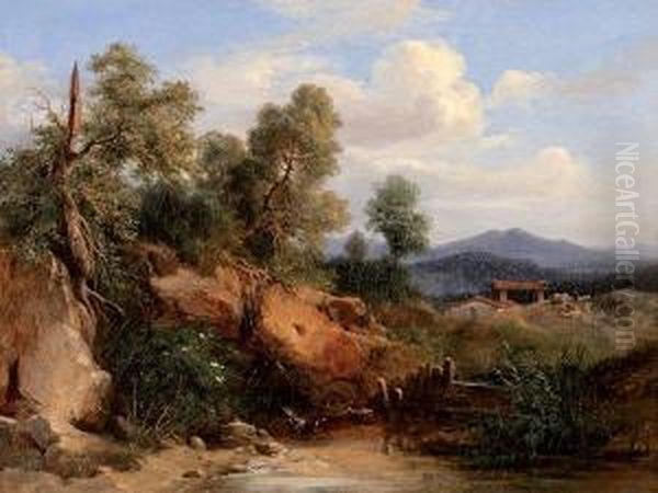 Paysage D'italie, Region De Naples - view 1