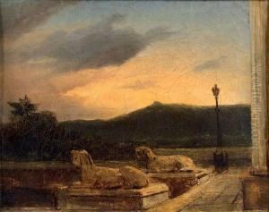 Vue De Bagatelle by Jules Louis Phillipe Coignet