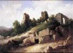 Paysage Aux Ruines Medievales
