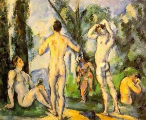 Bathers IV by Paul Cezanne