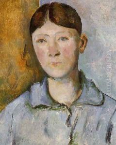 Portrait Of Madame Cezanne2 by Paul Cezanne