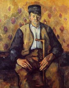 Seated Peasant2 by Paul Cezanne