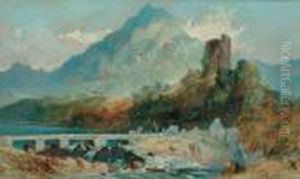 Cascatelle Au Pied D'une Montagne