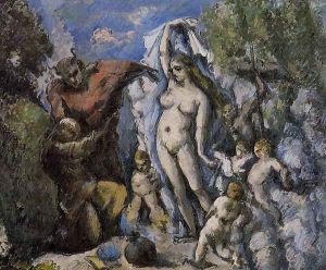 The Temptation Of Saint Anthony by Paul Cezanne