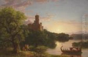 The Return From The Tournament by Thomas Cole