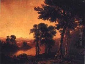 Poetic Sunset by Thomas Cole