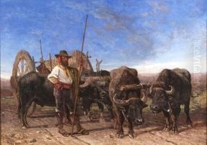 A Farmer On A Countryroad by Charles Caryl Coleman