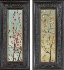Blossoming Pink Branches; Blossoming White Branches: Two Works by Charles Caryl Coleman