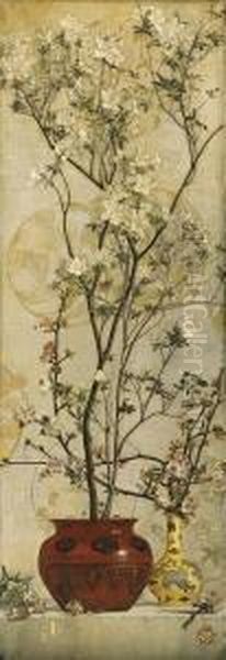 Still Life With Azaleas In A Chinese Pot - view 1