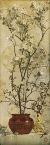 Still Life With Azaleas In A Chinese Pot by Charles Caryl Coleman