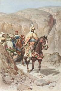 Riders On A Rocky Pass by Francesco Coleman