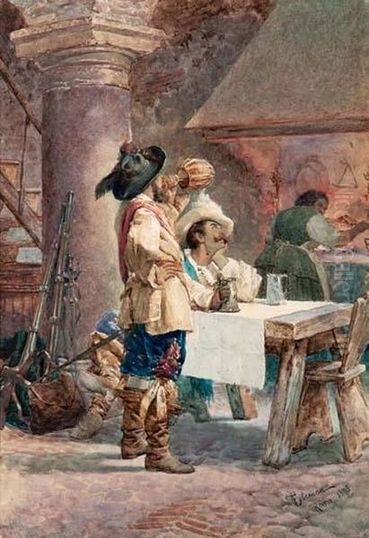 Interno Di Osteria - 1883 - view 1