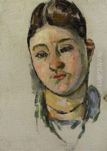 Portrait Of Madame Cezanne3 by Paul Cezanne
