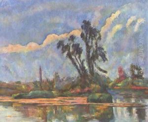 Bank of the Oise by Paul Cezanne