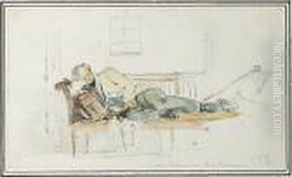 Richard Parkes Bonington Asleep - view 1