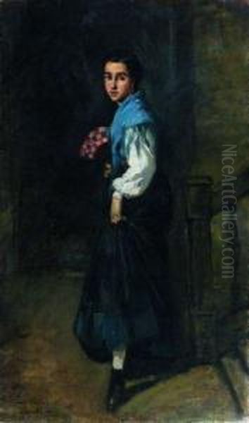 Jeune Fille A L'eventail - view 1