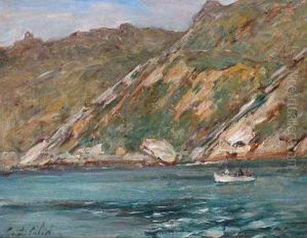 Fishing Off A Rocky Coastline - view 1