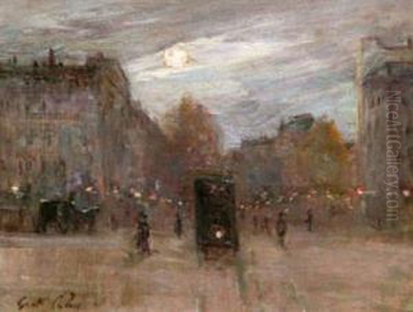 Place Pereire Le Soir - Le Tramway - view 1